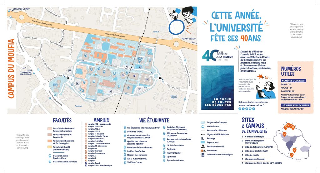 Plan du Campus du Moufia